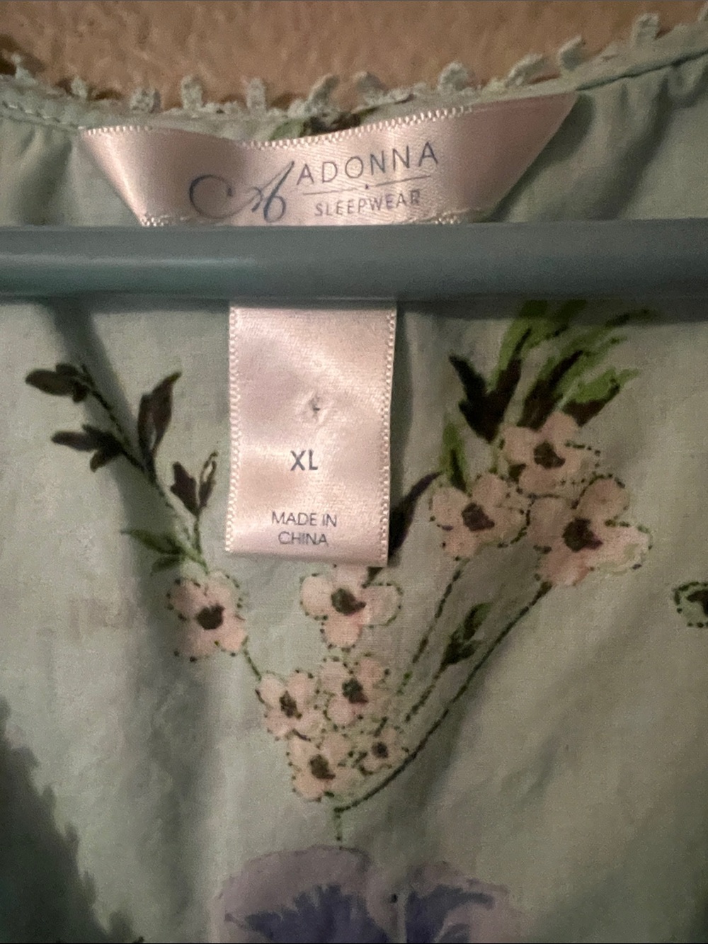 Adonna Floral Nightgown, Sleep Dress Cottagecore, Grandmacore, vintage farm - Picture 3 of 7
